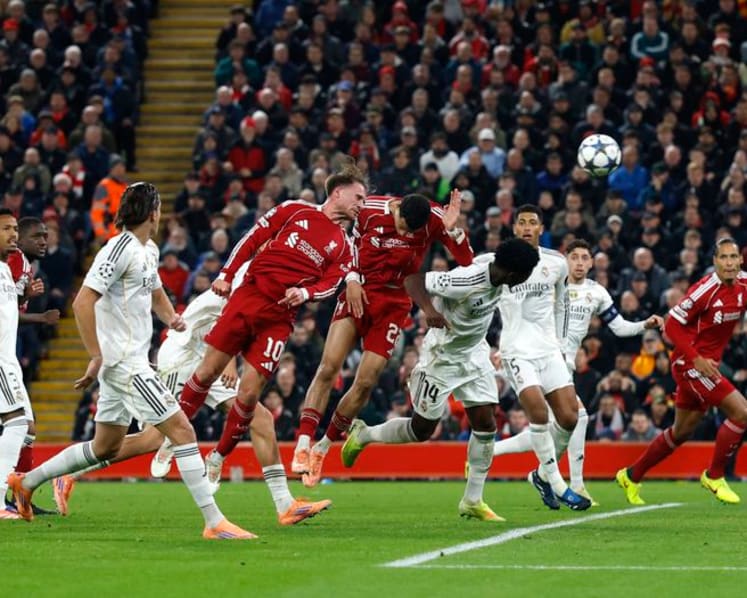 Mac Allister heads Liverpool to Champions League win over Real Madrid