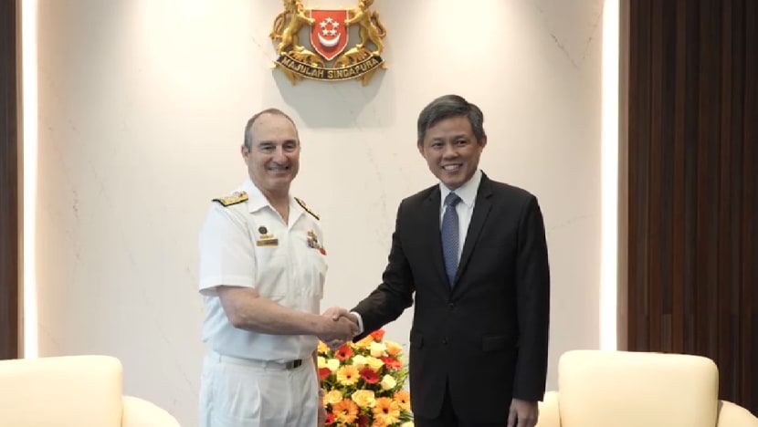 Menteri Pertahanan Chan Chun Sing, Laksamana David Johnson tegaskan hubungan dua hala SG-Australia 