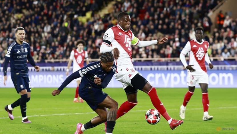 Singo gives Monaco 1-0 win over Villa in Champions League