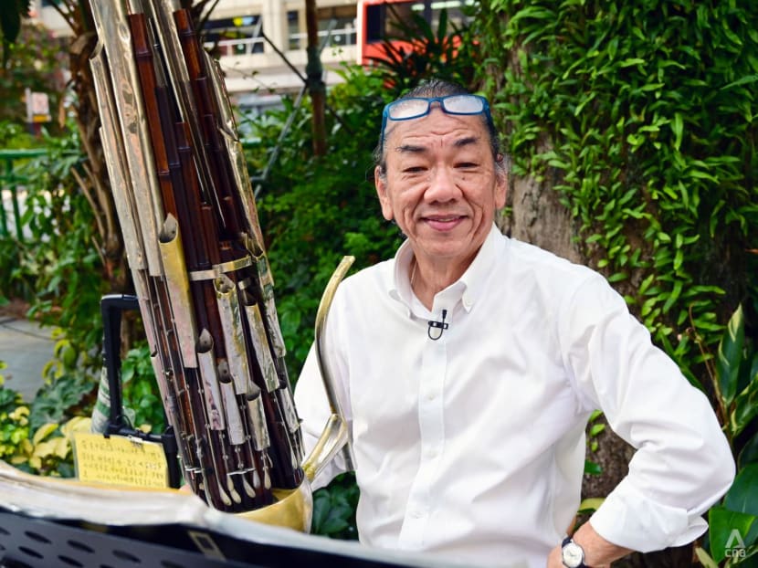 The Orchard Road busker whose traditional Chinese instrument has a 3,000-year history