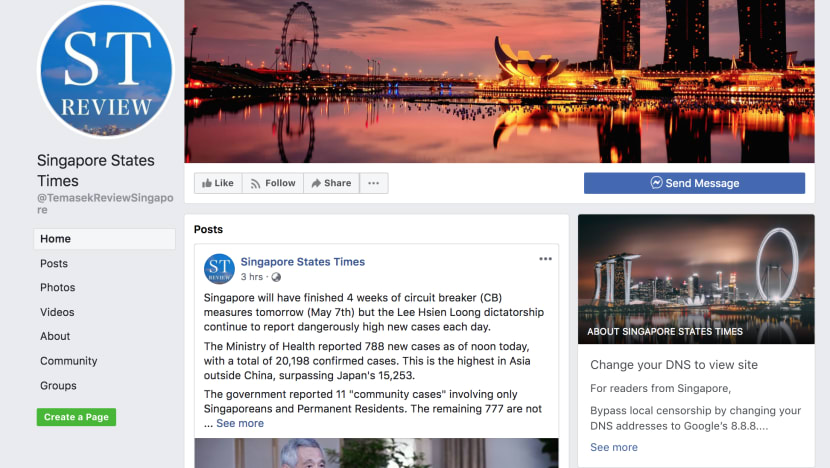 Pofma: Singapore States Times, Alex Tan's Facebook pages to be Declared Online Locations after Covid-19 'falsehoods'