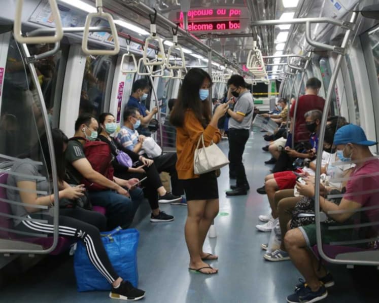 Covid-19: Commuters tell of difficulty keeping a safe distance after train frequency reduced
