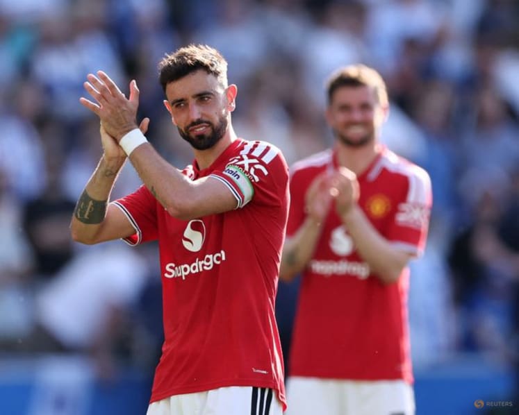 Man Utd's Fernandes breaks Premier League assists record on final day of season