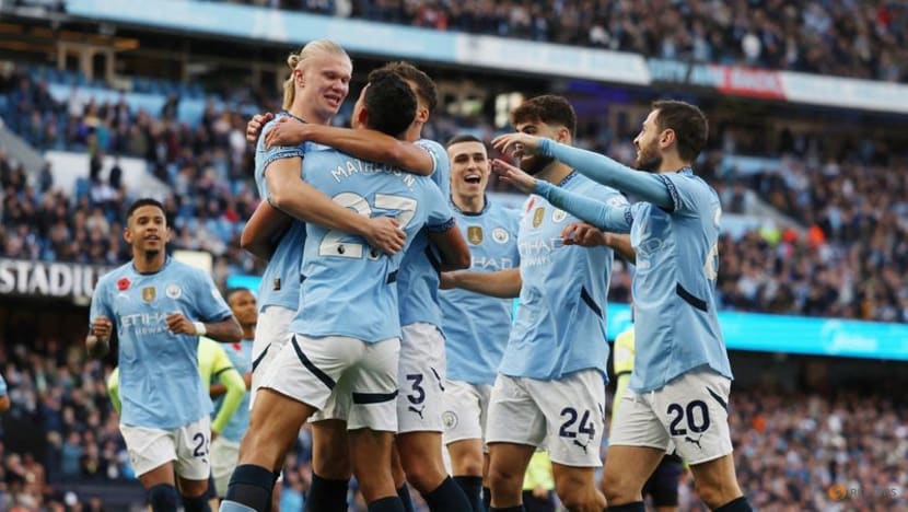 Man City go top with Saints win, Villa up to third despite draw
