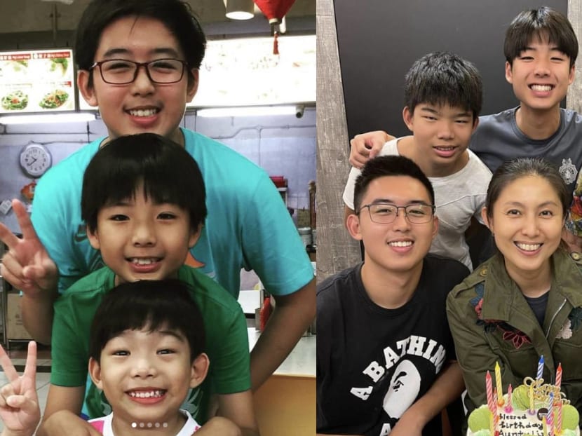 "My Babies Are Growing Up Fast": Lina Ng Shares Then-And-Now Photos Of Her 3 Sons 