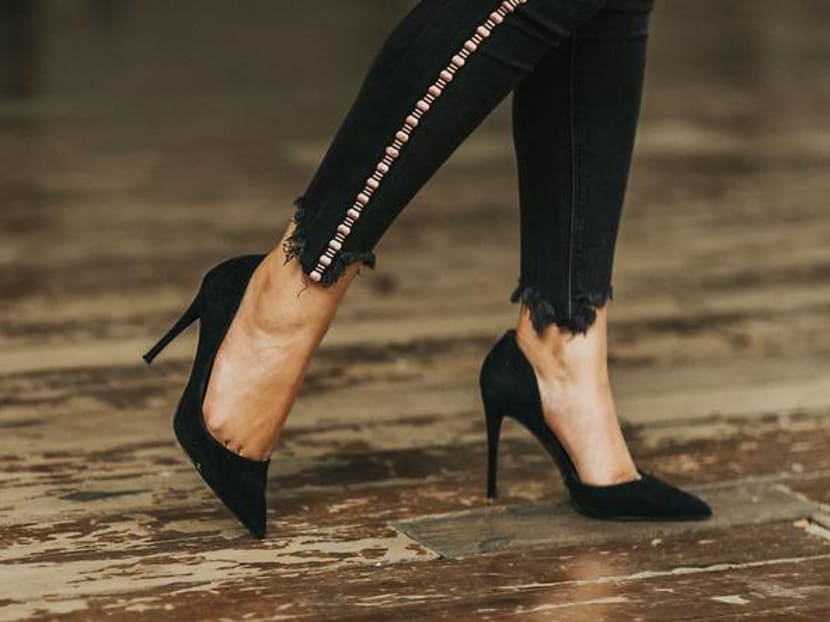 Walking in high heels top