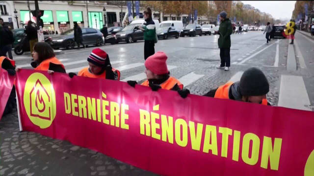 德法示威者阻碍陆路和空运交通 抗议缺乏应对气候变化有效行动