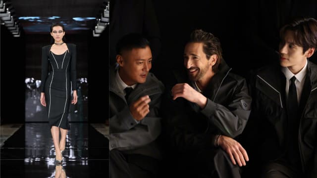 叶佳昀返米兰时装周走秀　台下坐Adrien Brody、余文乐等明星