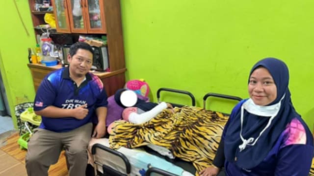 被丈夫推下山严重骨折 马国女子花九小时爬出获救