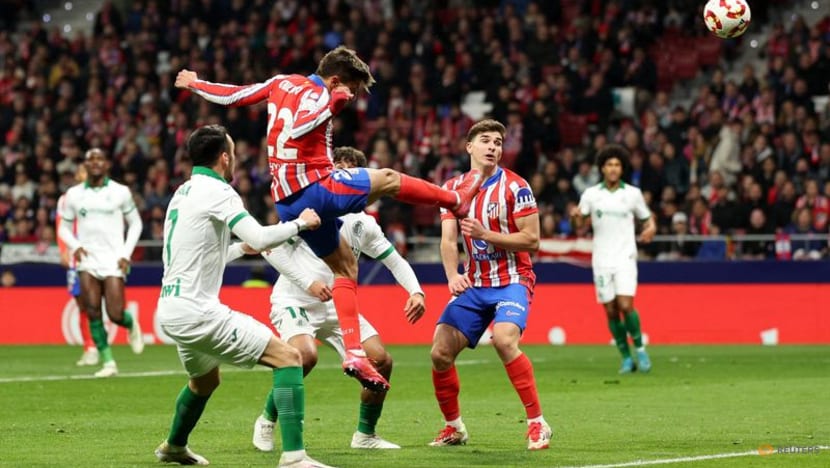 Simeone at the double as Atletico thrash Getafe to reach semis