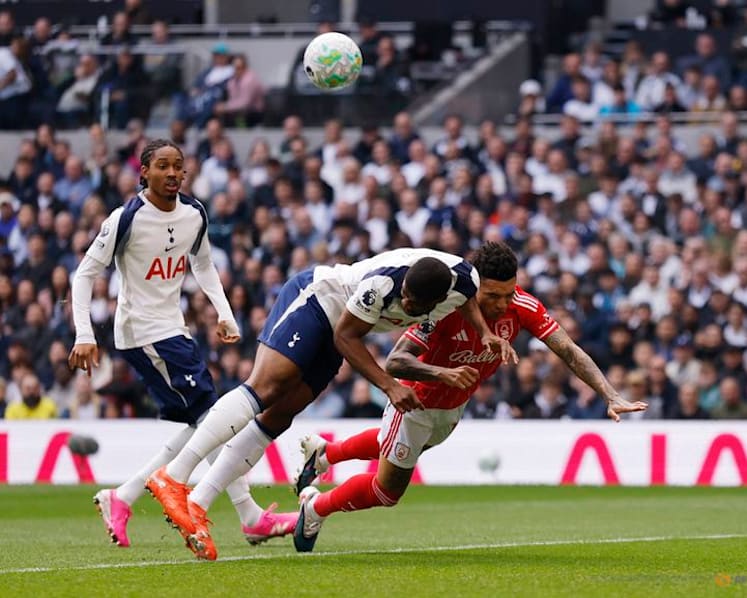 Forest win 3-0 at Spurs to leapfrog relegation rivals