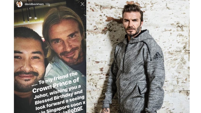 TMJ terima ucapan hari ulang tahun keputeraan daripada David Beckham TMJ terima ucapan hari ulang tahun keputeraan daripada David Beckham