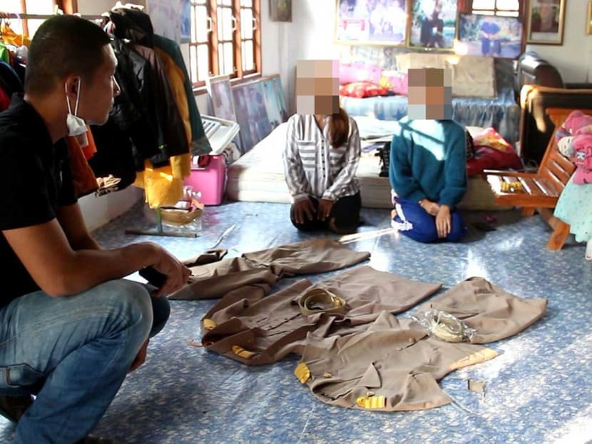 Thai mother was also wanted for extorting money from several others.