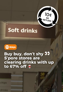 Seen drinks going for up to 67% off around Singapore? 🥤 You’re not imagining it. Retailers including Don Don Donki, K-Market and other shops are discounting non-BCRS drinks as they clear old stock ahead of the Beverage Container Return Scheme starting on October 1. Some retailers are offering steep discounts on drinks without the new “10c SG Return” logo, while others are clearing thousands of old-label cans and bottles. But why are these drinks suddenly so cheap, and how big of discounts could you possibly find? Let us know if you are getting in on the action! #8dayssg #8dayssgtrending #sgtiktok #sgviral #beveragecontainerreturnscheme