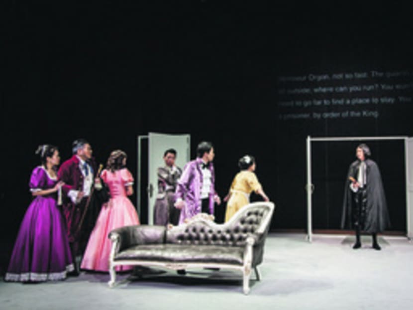 Nine Years Theatre's Tartuffe gets serious. Photo: Bernie Ng.