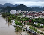 Typhoon Dolphin floods central China, puts Beijing on alert for heavy rain