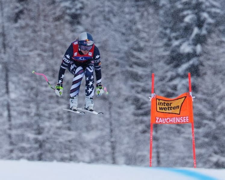 Alpine skiing-Vonn takes Zauchensee downhill for 84th World Cup win