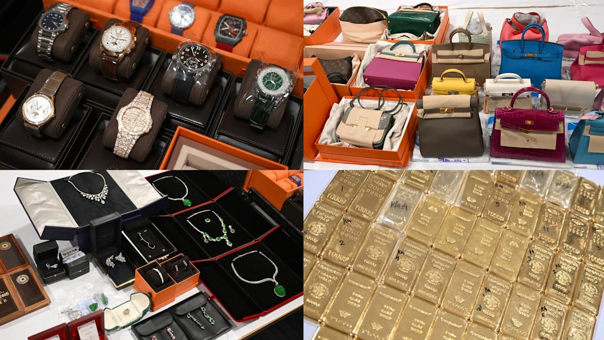 Billion-dollar money laundering case: Luxury handbags and 58 gold bars  among items handed to Deloitte for liquidation - CNA