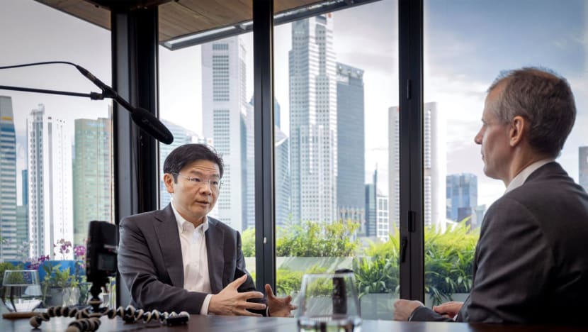 Identity politics, US-China tensions, leadership 'iron': 5 highlights of Lawrence Wong's Economist interview 