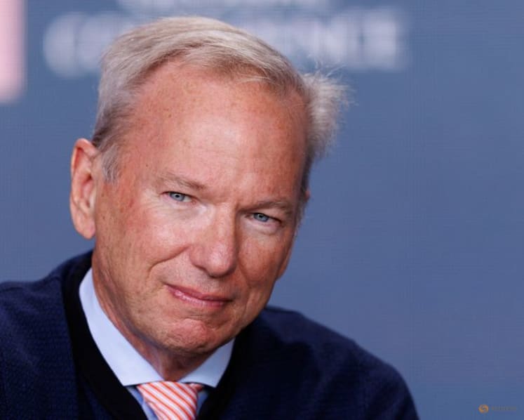 Former Google CEO Schmidt owns 1% stake in Anthropic, Bloomberg reports