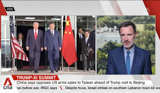 China says it opposes US arms sales to Taiwan ahead of Trump visit to Beijing