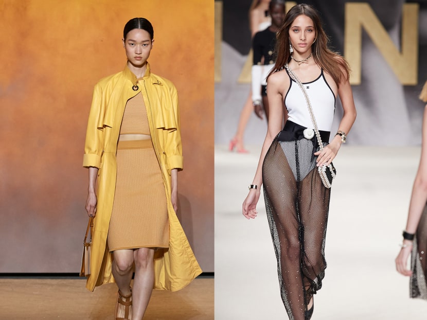 In Paris, celebrity sightings, splashes of colour and 80s beachwear