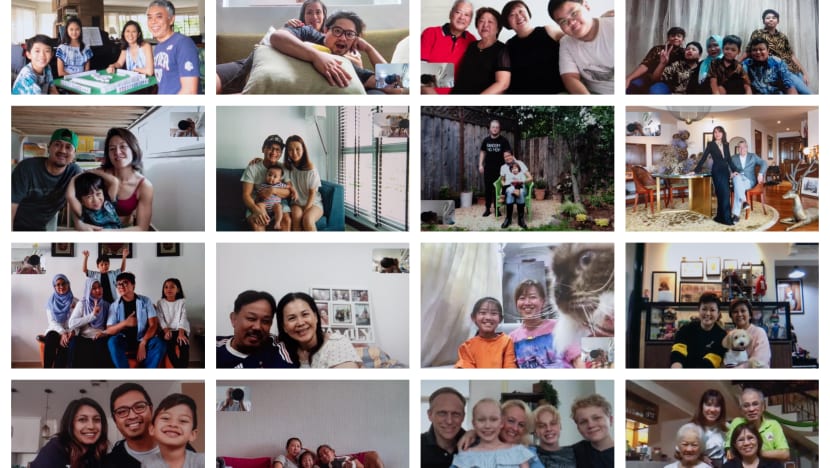 Zooming in to focus on ties that bind: Photographer snaps portraits of 76 families during stay-home curb
