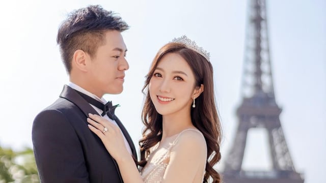 认爱不到3个月　港星何依婷晒婚纱照宣布结婚