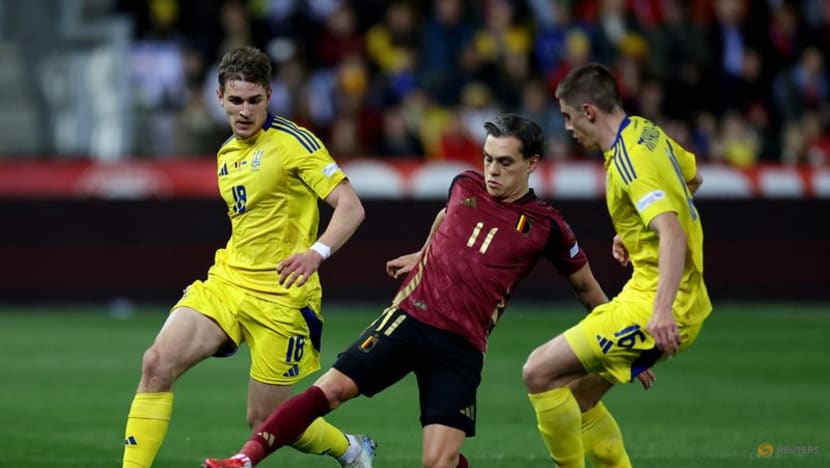 Lukaku's late double leads Belgium to 3-0 win over Ukraine to retain League A spot