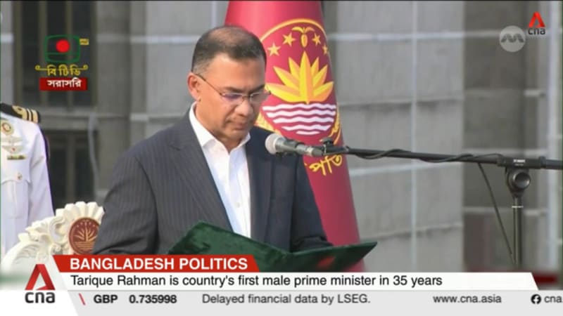 Tarique Rahman sworn in as Bangladesh Prime Minister