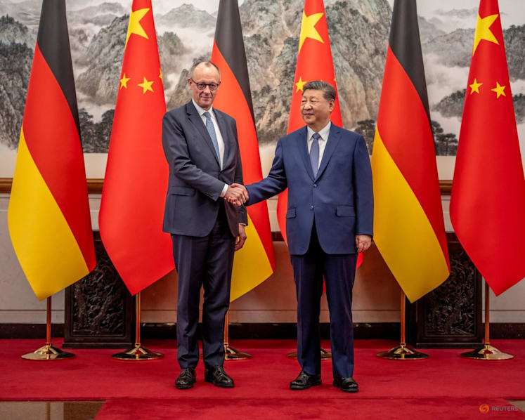 Germany's Merz hails China ties as he seeks reset with Beijing