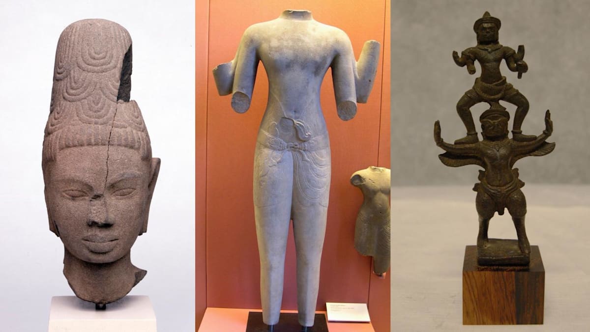 世界遺産石像Museum Treasures of Southeast Asia Cambodia's missing artefacts: Team to call on Asian Civilisations