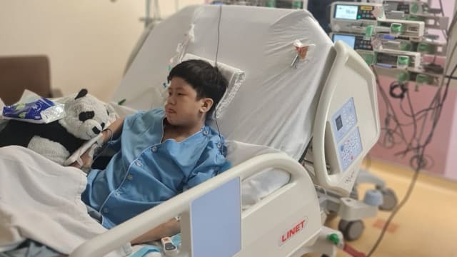 15岁少年顺利换肝迎新生  盼康复后与母同游环球影城