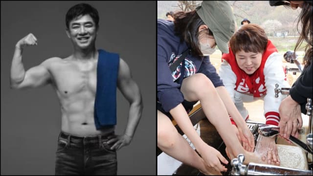 显露身材 帮人洗脚拉拢选民？韩国国会候选人各显奇招拉票