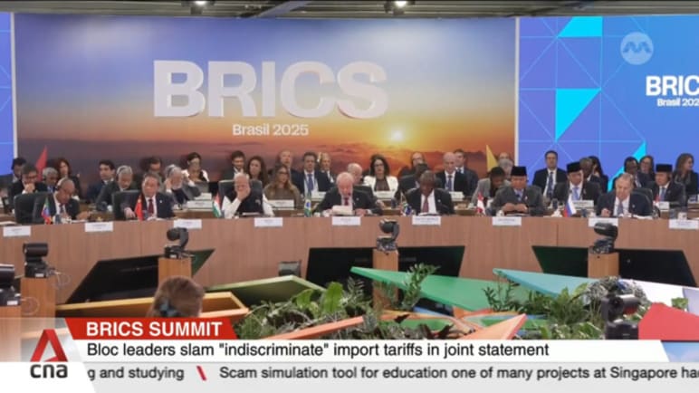 BRICS Summit: Bloc leaders slam "indiscriminate" import tariffs in joint statement 