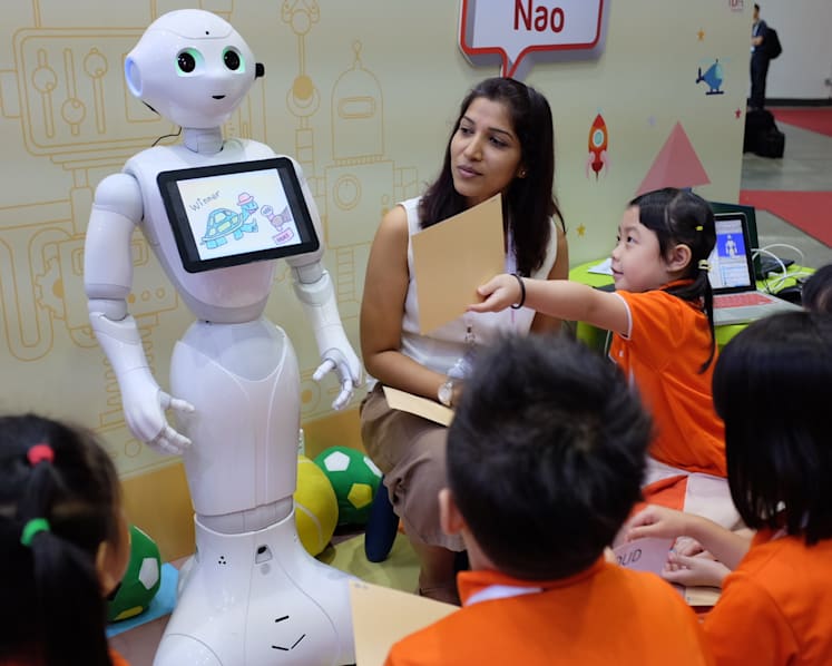 Robots in pre-schools ‘make lessons interactive, fun’