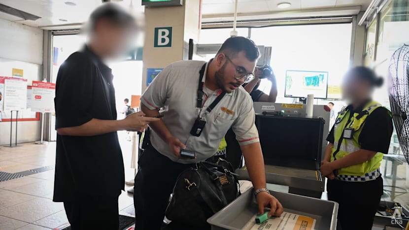How MRT station staff caught a commuter in possession of a vape