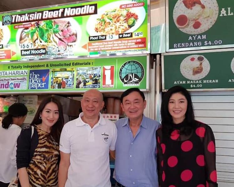 'Beyond words': Thaksin Beef Noodle owner on former Thai PMs' visit to his stall in Singapore