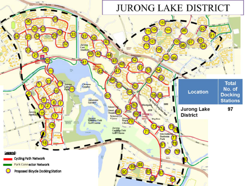 Bike-sharing scheme could extend to Tampines, Pasir Ris, Marina Bay and city centre