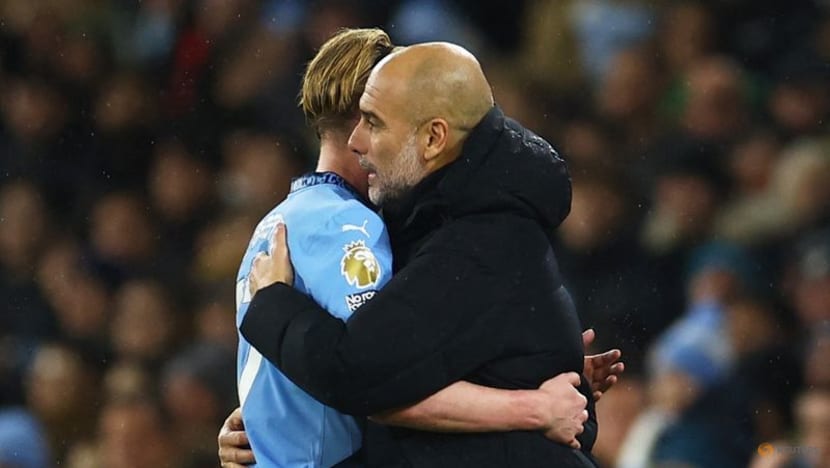 We need to help De Bruyne through tough schedule, says Guardiola - CNA