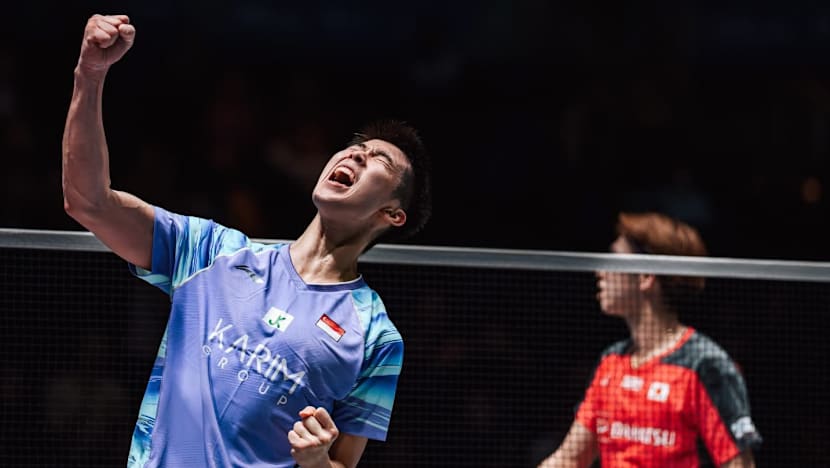 Singapore's Loh Kean Yew beats Japan's Naraoka in marathon match, advances to All-England last 16