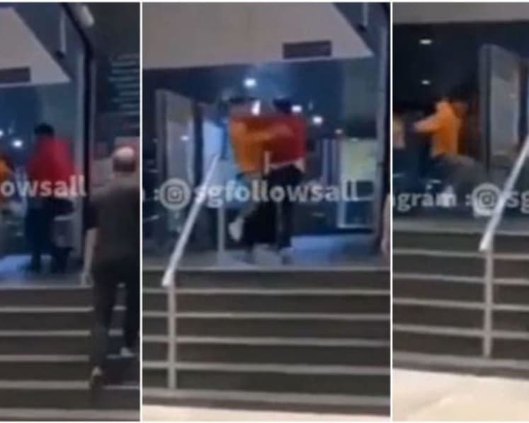 SMRT suspends station staff member after video of man pushing skateboarder at Esplanade station