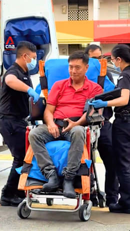 Former actor-turned-hawker Huang Yiliang taken to hospital after alleged assault