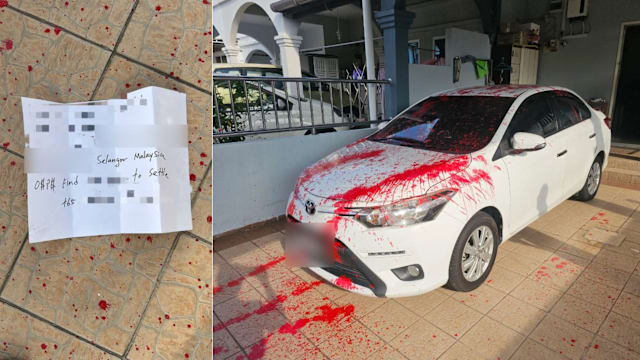 前屋主欠债 新屋主六度遭阿窿上门泼漆追债