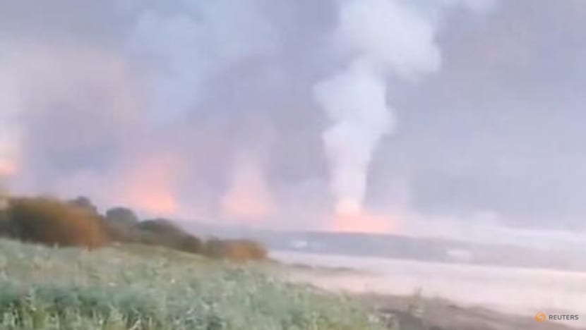 Ukrainian drone attack triggers massive blasts in Russia's Tver region Ukrainian drone attack triggers massive blasts in Russia's Tver region