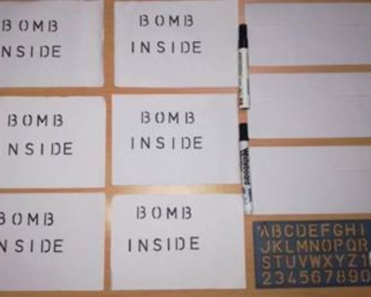Man arrested for allegedly sending anonymous bomb threats