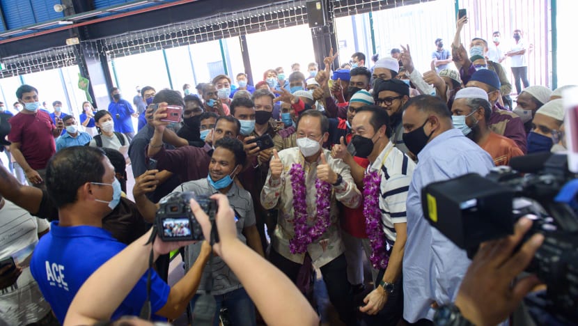 3,000 migrant workers celebrate Hari Raya Puasa with carnival games, live performances