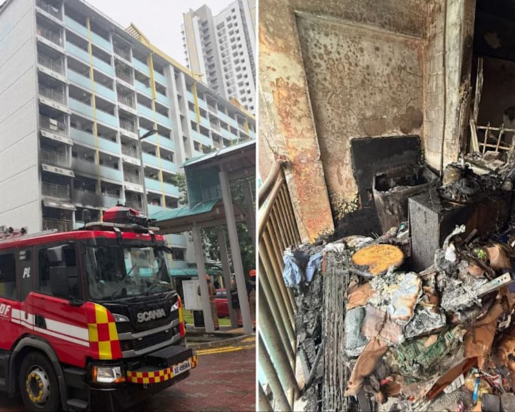 Man, 51, arrested for mischief after fire breaks out at Whampoa HDB block