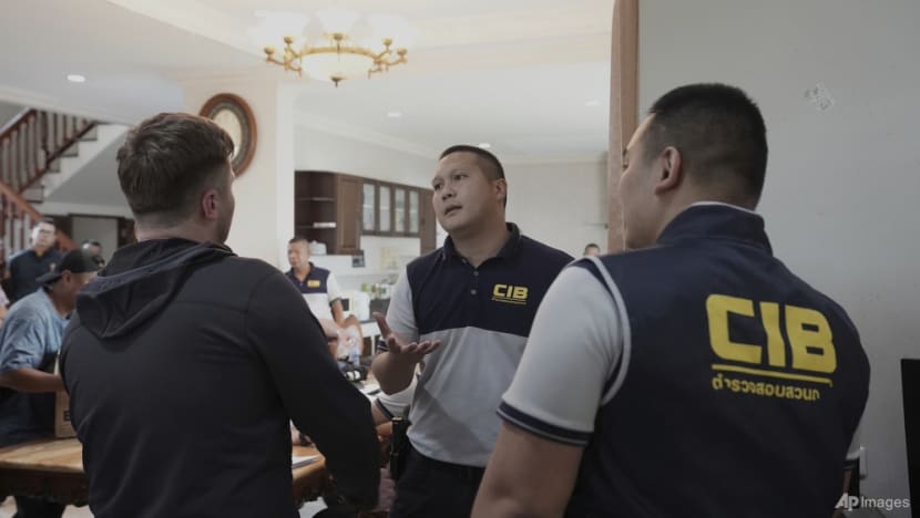 Thai police arrest 13 foreigners in alleged US$1.2 million investment scam targeting Australians Thai police arrest 13 foreigners in alleged US$1.2 million investment scam targeting Australians