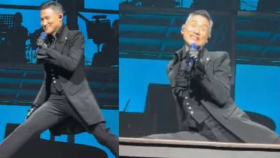Jacky Cheung, 61, Does A Perfect Split On Stage In Macau